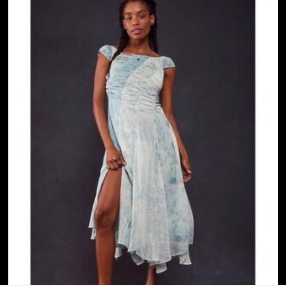Free People Heart to Heart Midi Dress Size 2